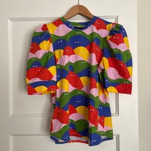 Nooworks Puff Sleeve Rainbow Lumps